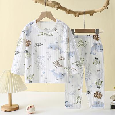 Summer Thin Children's Sleepwear Set For Home Wear