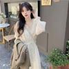 2026 Early Autumn Women's French Style Long Sleeve Slimming A-line Dress