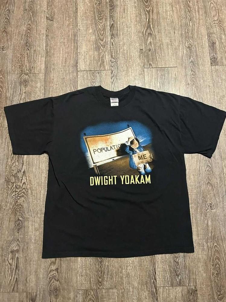 

Dwight Yoakam Population Me Cotton Shirt Unisex Concert S to 5XL EL456 Unisex T-Shirt XXL