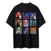 2026 Demon Slayer Short-sleeved Men's and Women's Same Style Comfortable Short-sleeved Couple's Clothing Casual Short-sleeved Wear Y2K