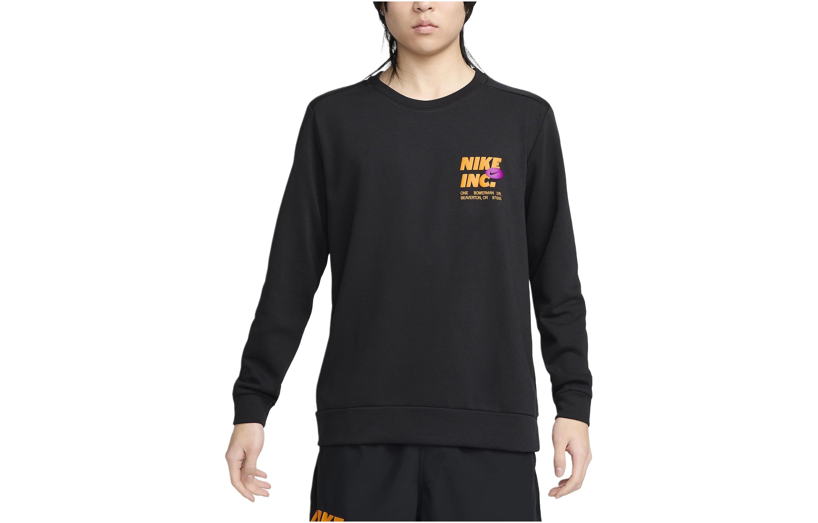 

Nike T Shirts Men s Black Crew Neck Moderate Straight Fit FN3991-010 L