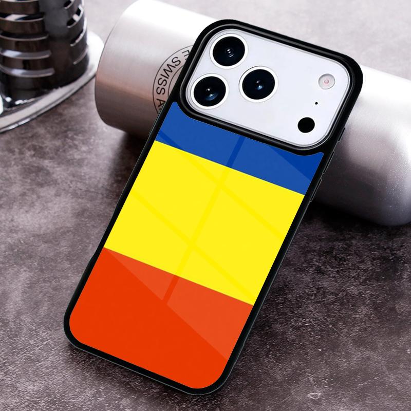 Romania Flag Phone Case for iPhone 17 16 15 Pro Max Air 14 13 12 11 Plus Shockproof Capa Cover