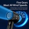 4.5W Small Fan Air Cooler with LED Display Screen Portable Fan Cooler Rechargeable Hand Held Mini Air Conditioner Fan