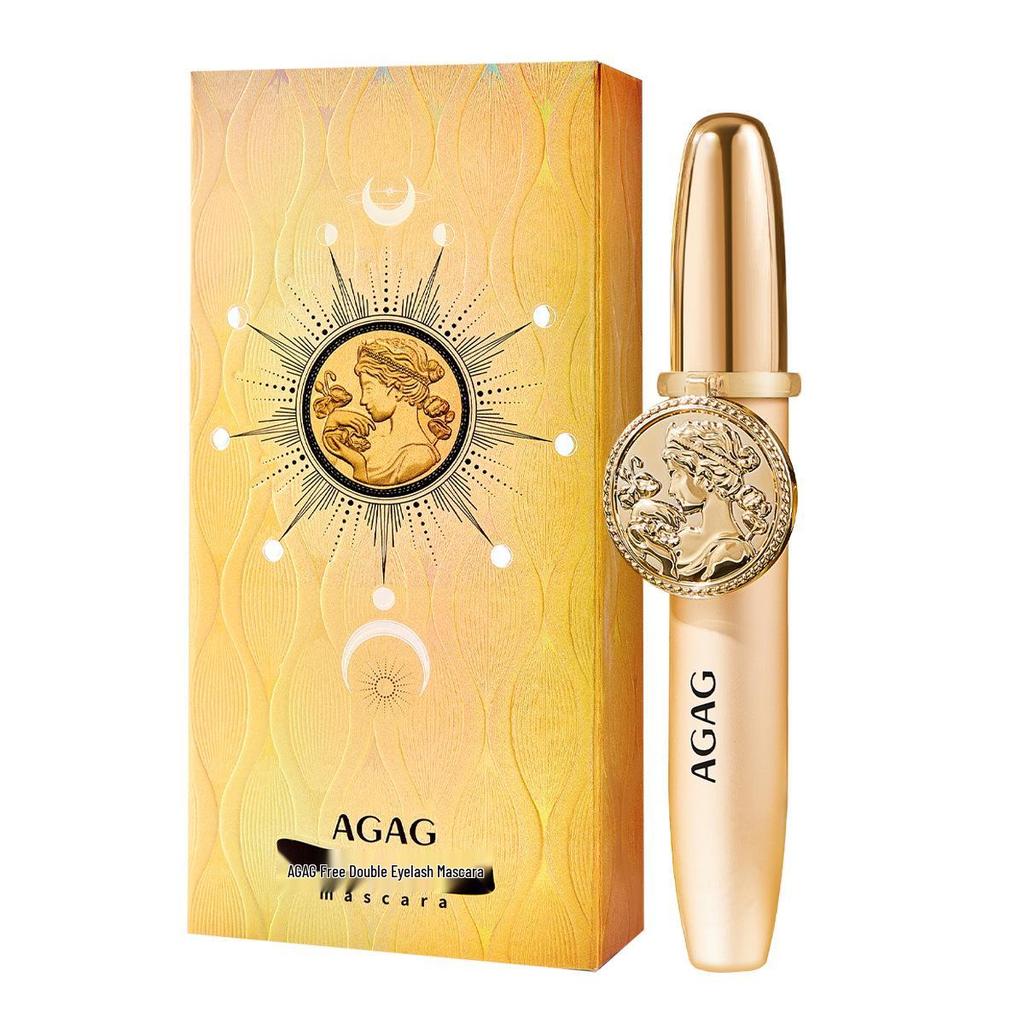 AGAG Double Curl Mascara - Vattentät, Svettresistent, Kladdfri, Förlängande & Volymgivande.