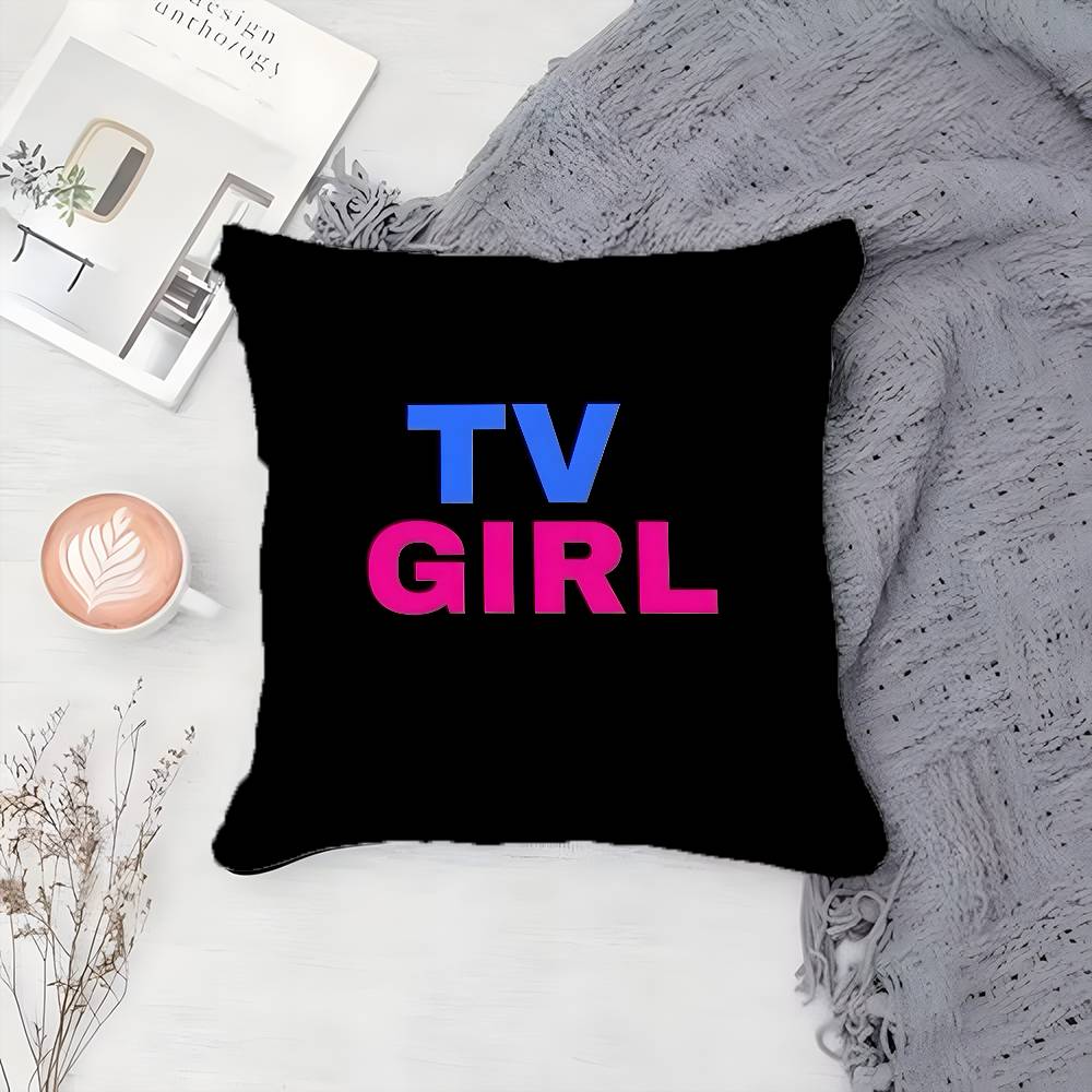 

Hot T-TV Girl-MT Who Really Cares Pillow Case Printing Pillowcase Living Room Sofa Cushion Cover Bedroom Room Decor 12x12Inch