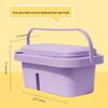 Multifunctional Hand-Carry Wash Bucket with Brush, Watercolor, Oil Painting, Gouache Palette, and Drawing Supplies