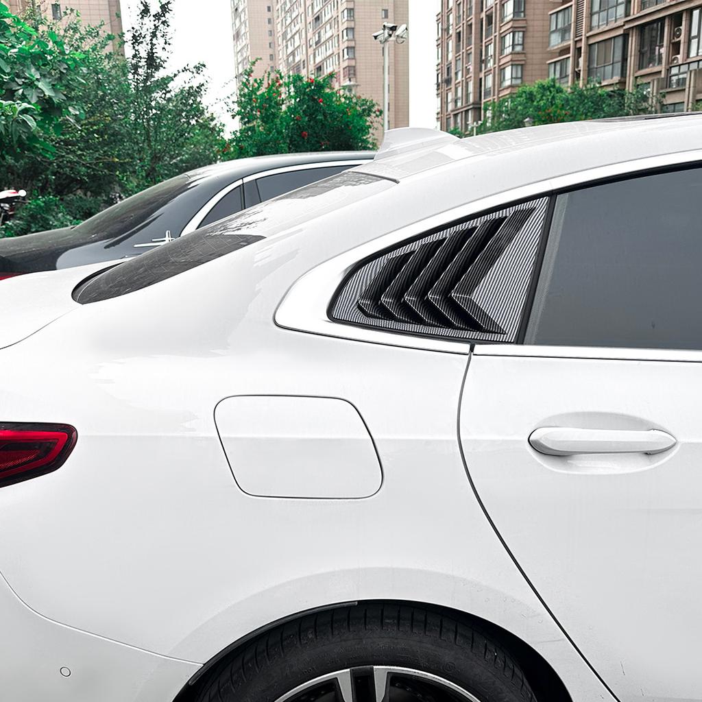 Auto Heck Seitenfenster Lamellen Luftschlitze Windschutzscheiben Dekoration Abdeckung Für BMW 2er F44 2020 2021 2022 2023