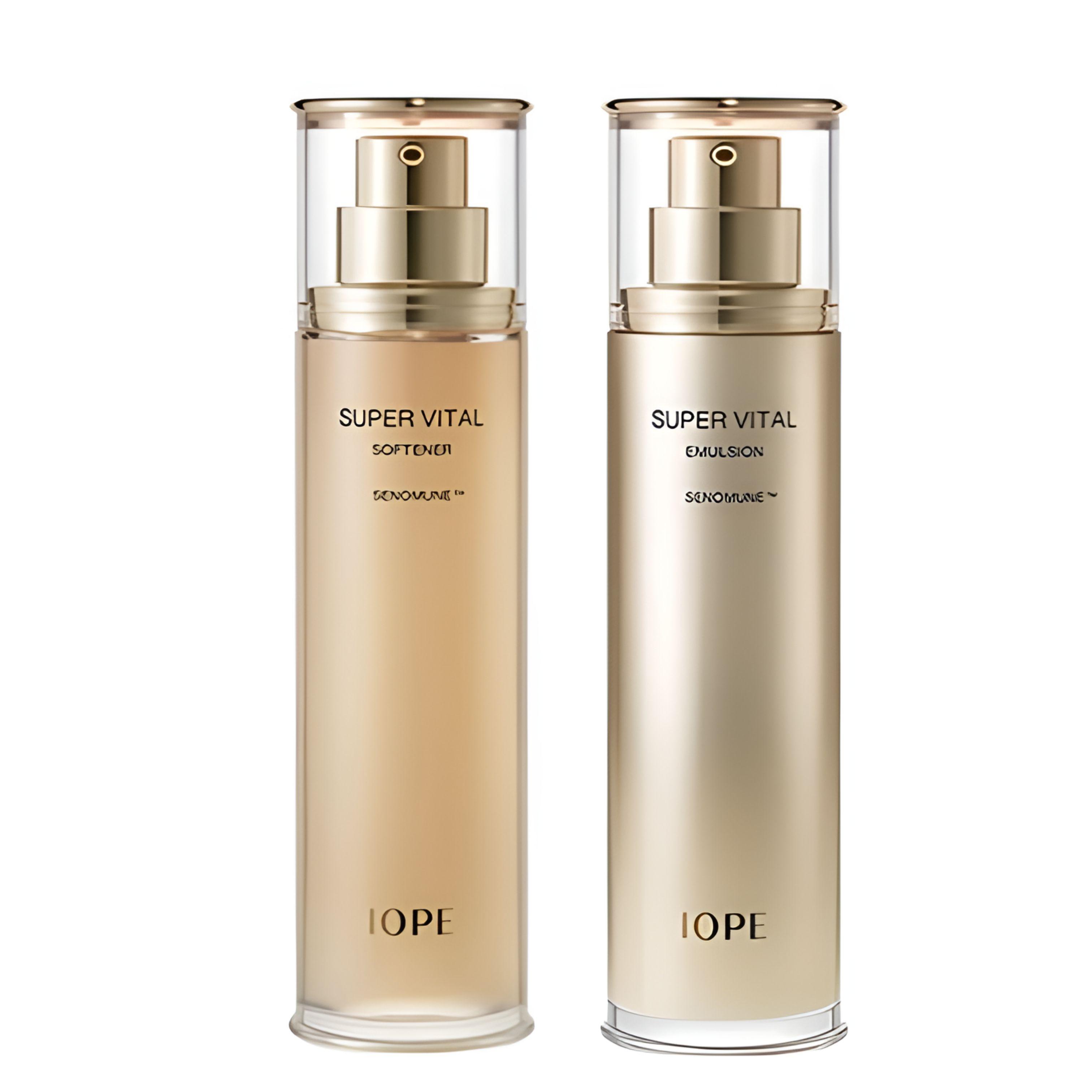 IOPE Super Vital Softener & Emulsion Set – Anti-Aging Hydrating Skincare Duo 150ml + 150ml