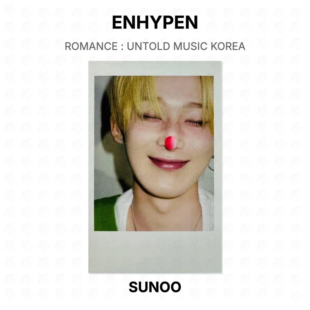 ENHYPEN ROMANCE : UNTOLD MUSIC KOREA Official Photocard