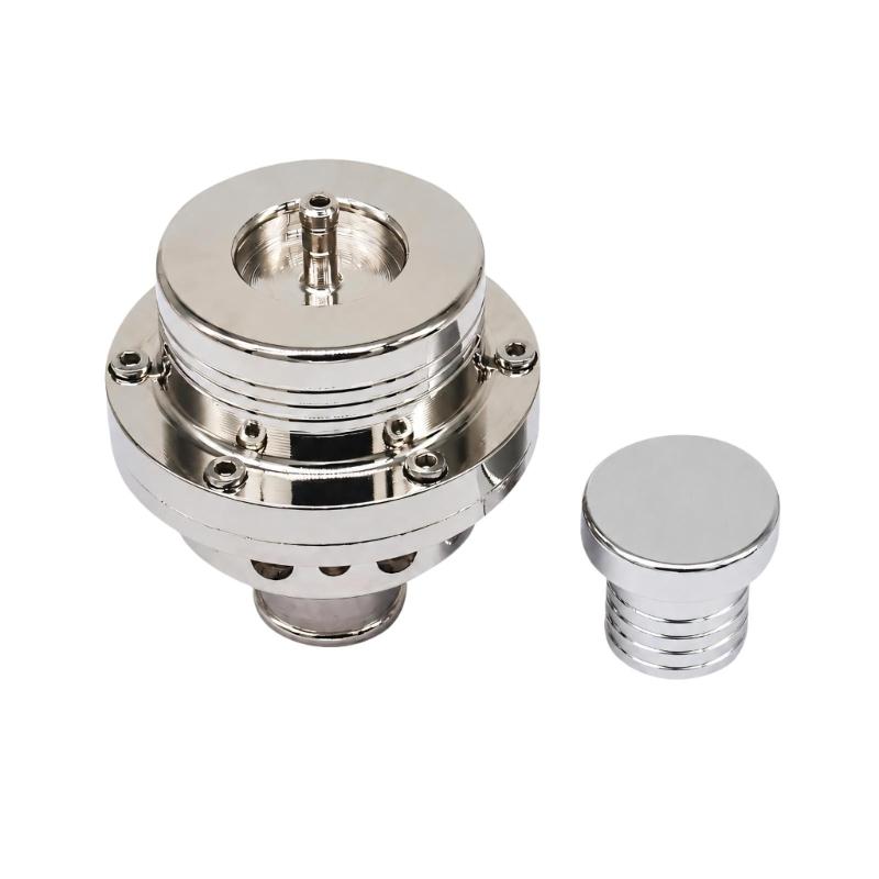 Pressure Release Blow-Off Component with Round Layered Metal Construction for Automotive Inlet Pressure Parts Replacement