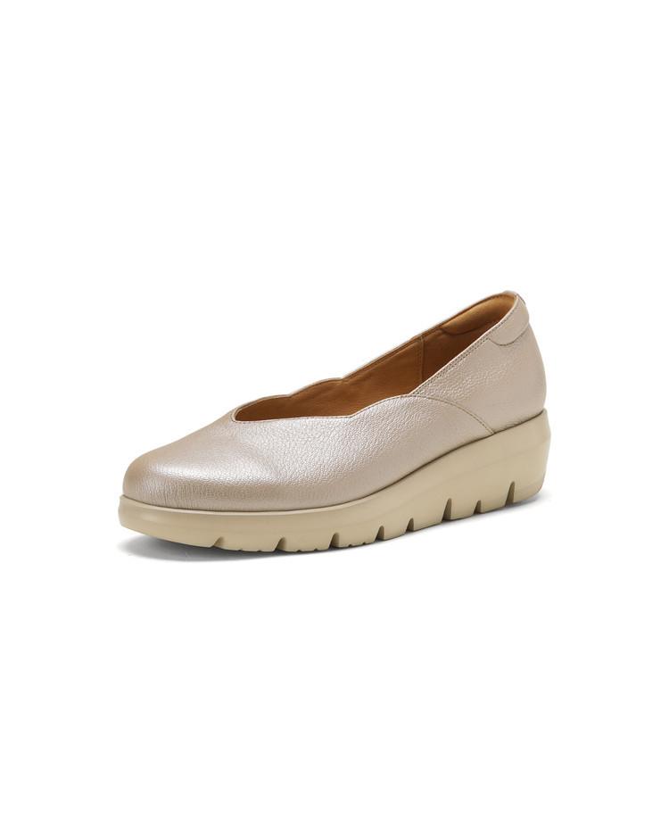 

French soft sheepskin shallow mouth single shoes women s 2025 new autumn leather round head small leather shoes thick sole one pedal grandma shoes 40 абрикосовый