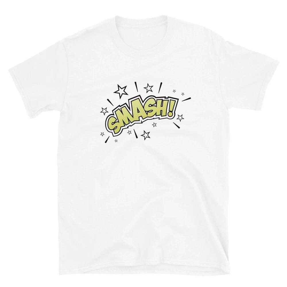 Smash! Comic Superhero Cartoon T-Shirt M