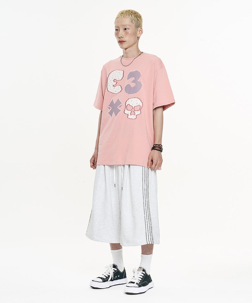 EASY NO EASY One-Pleat Bermuda Sweatpants - Black
