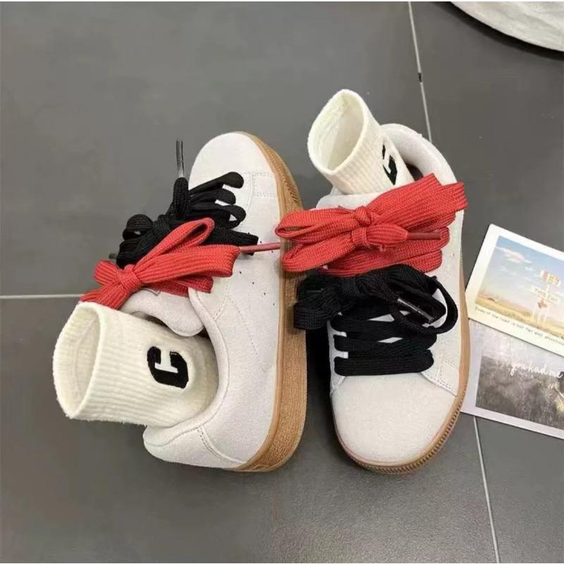 2 New Student Sports Casual Shoes Thick Sole Heightening Couple Bread Shoes Casual Skateboard Shoes