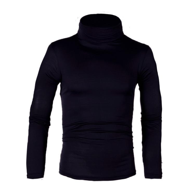

Мужское нижнее белье, трикотаж, осень и зима, новый однотонный повседневный тонкий свитер с двойными лацканами, мужской 3XL темно-синий