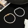 Trend Light Luxury Silver Zircon Bracelet Titanium Steel Does Not Fade, Men's Same Street Eye-catching Fashion Match