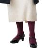 Color Tights 80 Denier 43Color Variations Trendy Accent Color for an Elevated Look Great for Cosplay Too COLORS FS 9080 M-L Burgundy