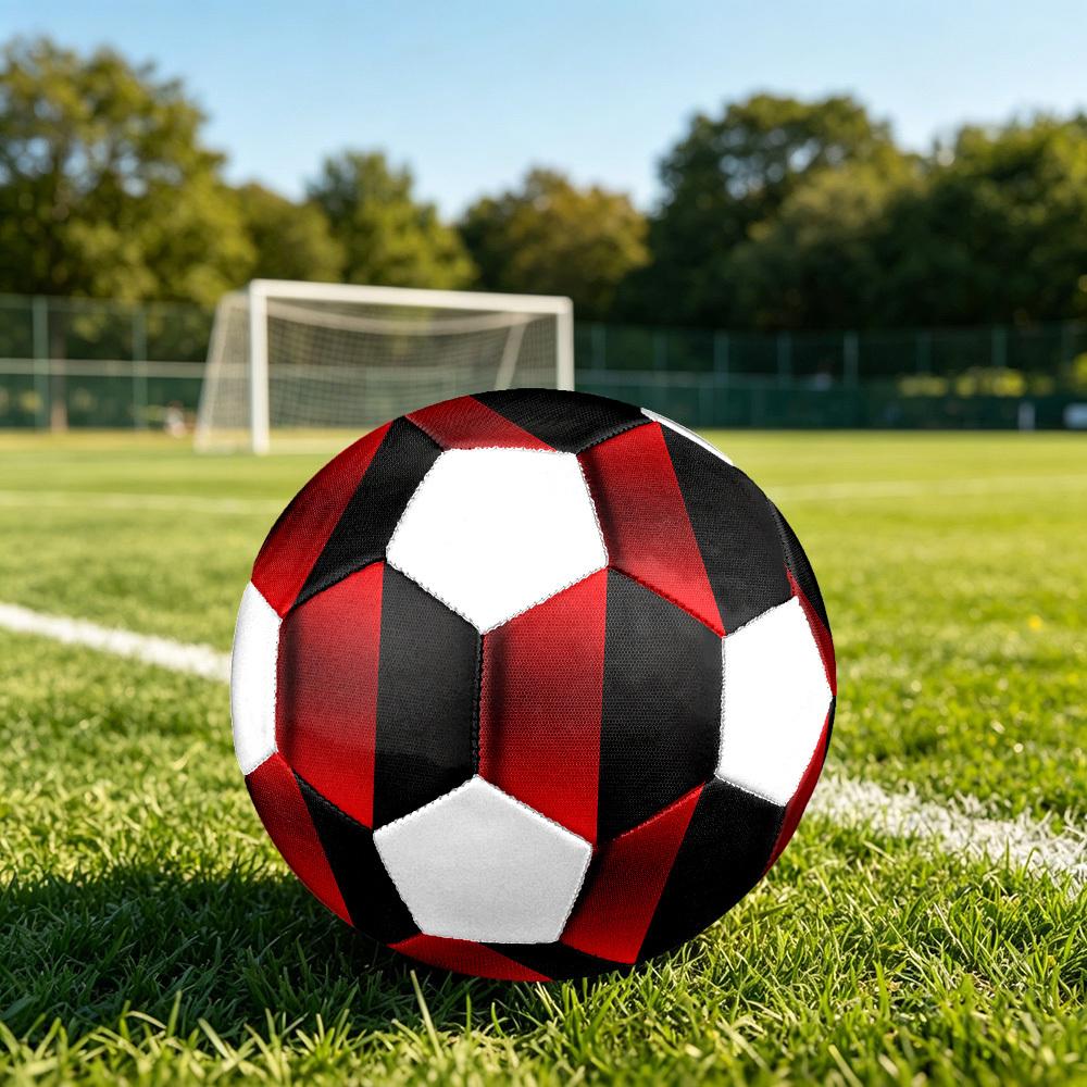 1pc Abstract Gradient Lightweight PVC Training Soccer Ball, Size 5, Suitable for Indoor and Outdoor TrainingGift Y60386