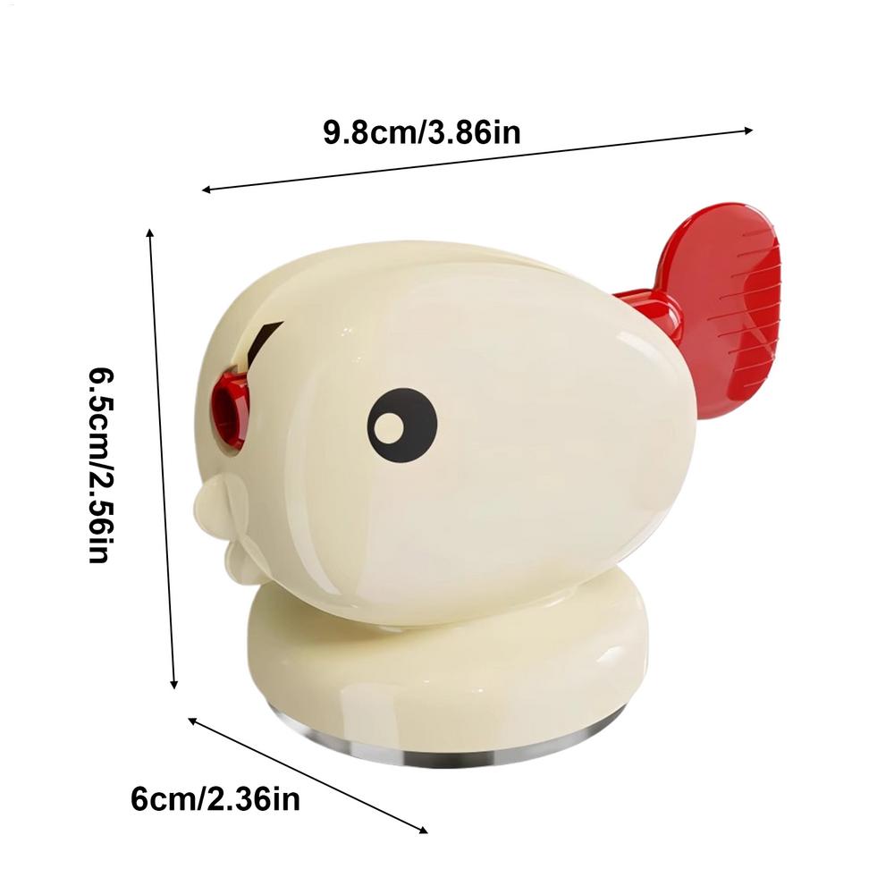 Whale Toothpaste Squeezer Dispenser Tube Squeezer Tube Wringer Whale Rolling Toothpaste Squeezer Suction Cup Toothpaste Holder красный