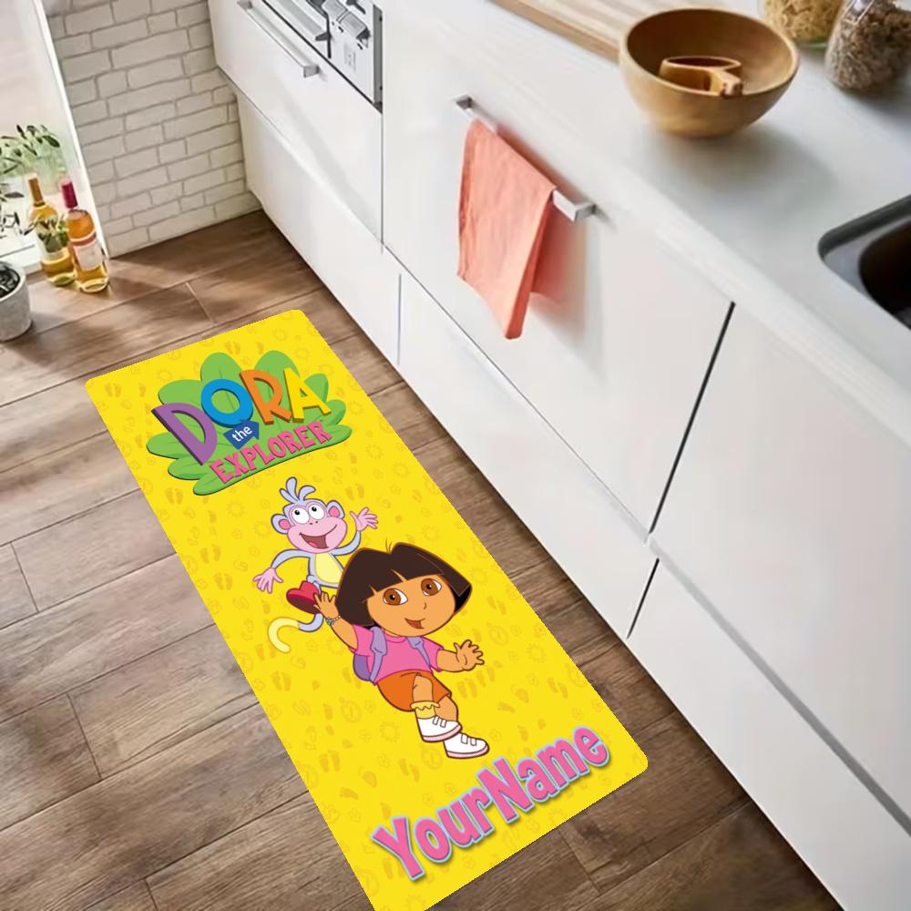 Dora Explorer Customize Your Name Kitchen Rug Runner Rug Laundry Mat Hallway Entryway The Best Gift Choice