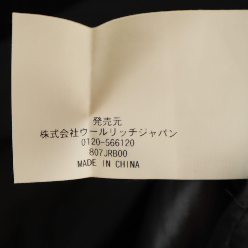 WOOLRICH down coat S black with fox fur Women Used