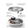 Replacement Filters for Cat Water Fountain Stainless Steel Dispenser Feeders Pet Water Fountain Activated Carbon Replaced Filter