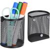 1pc Magnetic Iron Storage Basket for Refrigerator - Semi-Circle Pen Holder & Organizer for Home and Office