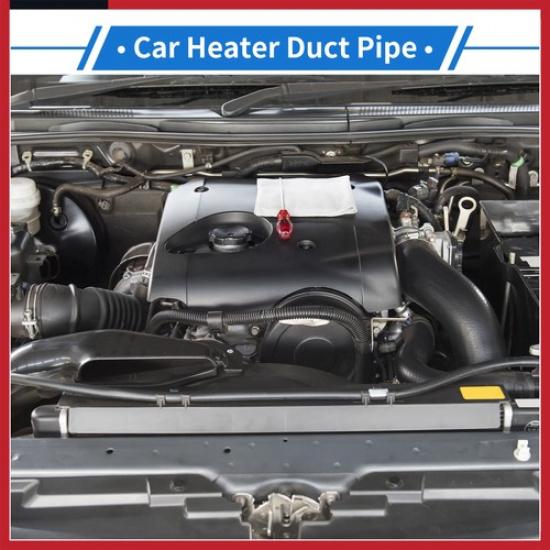 Car Heater Duct Pipe 25mm ID 300cm Max L Aluminum Foil 1 Pc Black New
