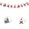 Christmas Banner Christmas Tree Ornaments Merry Christmas Decoration For Home Santa Claus Pendant Xmas Gifts New Year 2025 Gift