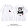 White Childrens Tshirt Naruto Kakashi Naruto Uchiha Itachi Sasuke Pure Cotton Doublesided Printed Parentchild Casual Tshirt