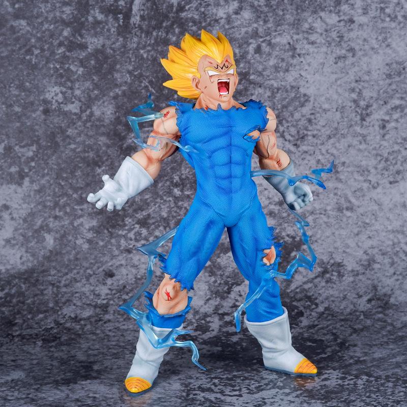 Anime Dragon Ball Z GK Vegeta Figure Self-destruct Majin Vegeta Figurine 27CM PVC Action Figures Collection Model Toys Gifts