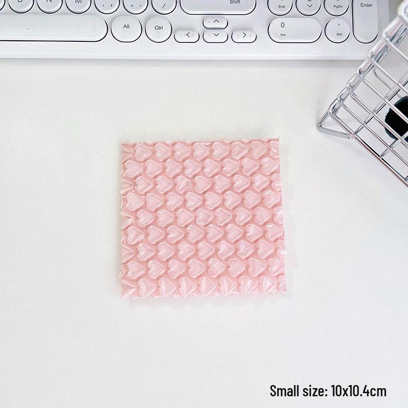Heart-Shaped Bubble Wrap Bag - Shockproof, Foam, Protective Packaging Envelope