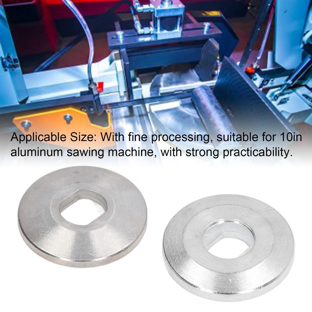 2PCS Carbon Steel Saw Blade Clamp Washer 10in Aluminum Sawing Machine Compact Cutter Flange Pressure Plate Bearing Block Premium