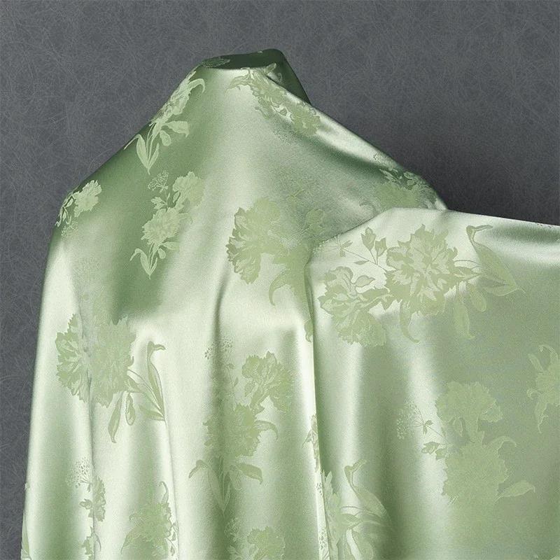 

100x150 см ацетатный атлас жаккардовая ткань рубашка шелковистая гладкая глянцевая оптовая продажа ткань для пошива одежды материал своими руками 100x150cm