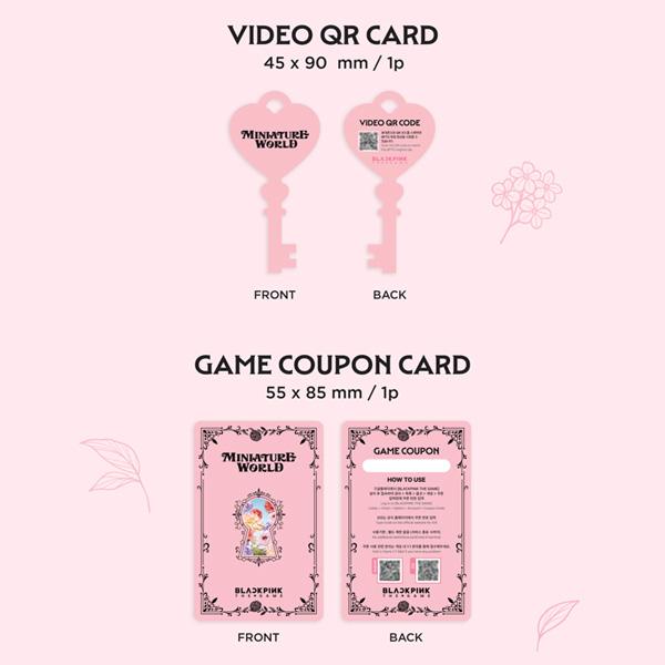 Blackpink BLACKPINK THE GAME SBĚRATELSKÁ KUPONOVÁ KARTA [Miniaturní svět]