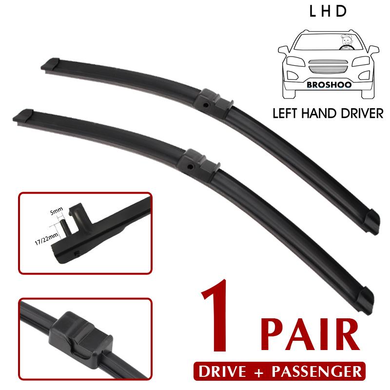 

Car Wiper Blade Front Window Windscreen Windshield Wipers Blades Side Pin Auto Accessories For Alfa Romeo 159 23 +18 2005-2011 Left Steering 2318