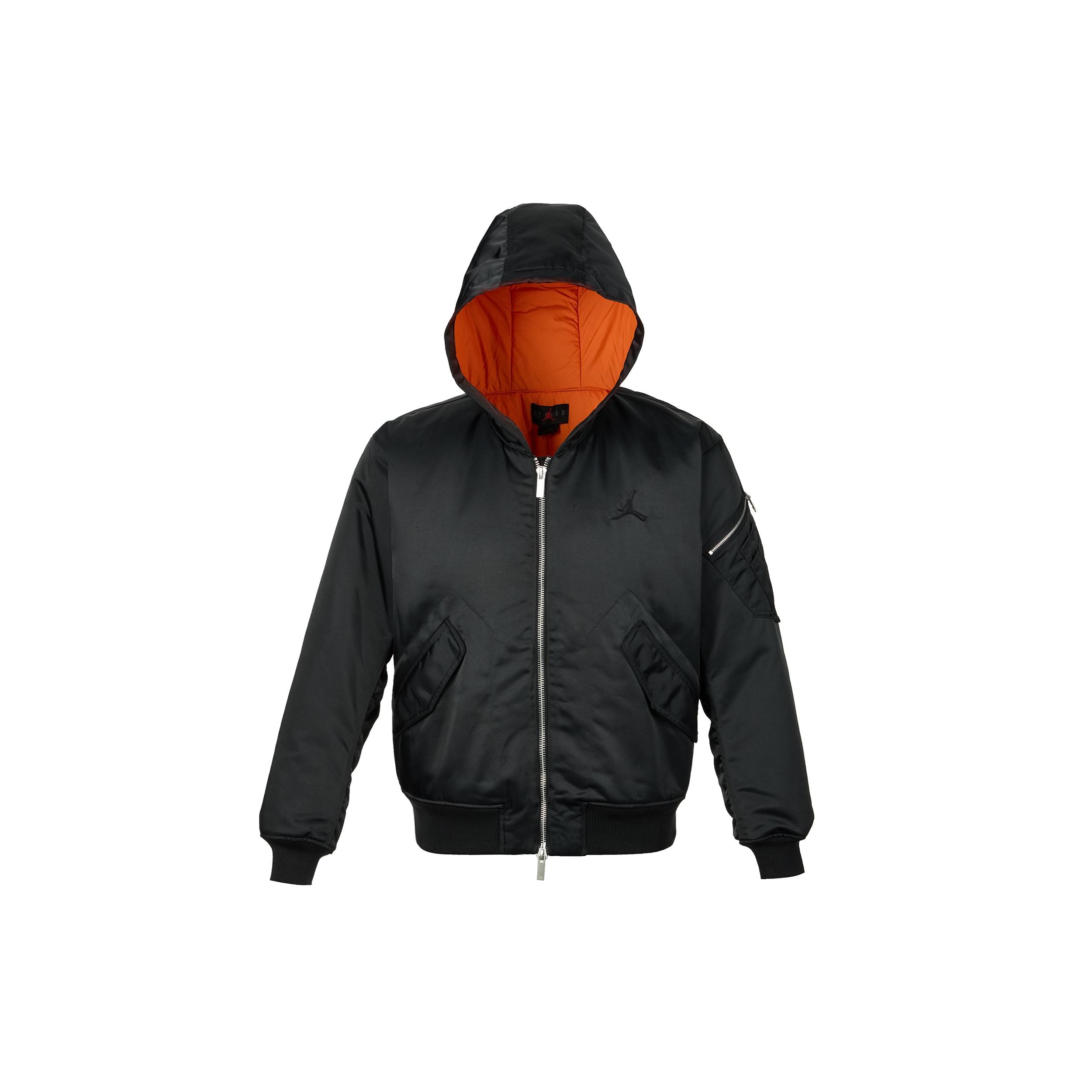 Air Jordan Renegade Flight Therma-Fit Hooded Jacket Black Starfish Men s HV0541-010 L