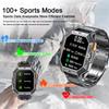 2025 New Men's Sports Smartwatch 1000mAh Ultra Durable GPS Tracker Compass 10ATM Waterproof Compass Bluetooth Call Smart Watch