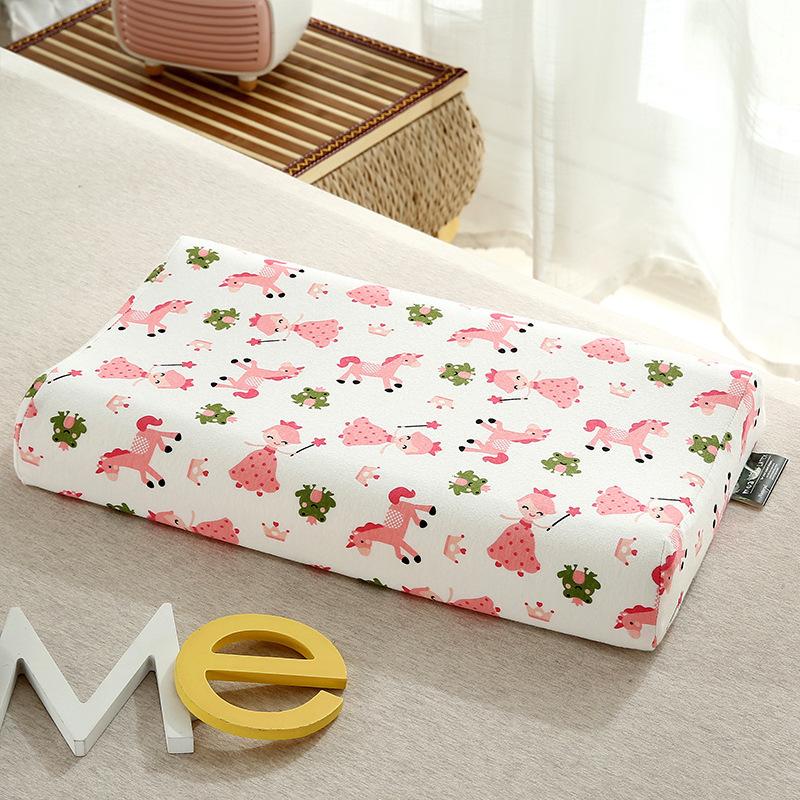 Pernă Naturală din Latex pentru Copii Thailanda Pernă Nouă de Desene Animate pentru Sugari Pernă de Gât pentru Dormitorul Studenților