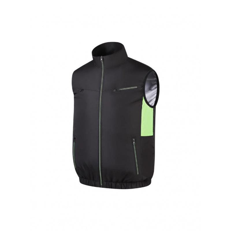 Men's Outdoor Cooling Vest with Fan for Heatstroke Prevention and Electric Welding Protection