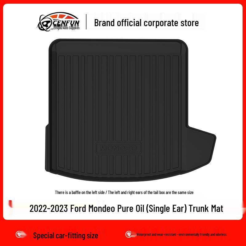 

Ford Mondeo 22-23 TPE Trunk and Floor Mats - Eco-Friendly, Wear-Resistant Galaxy Design 2022-2023 Ford Mondeo Pure Oil