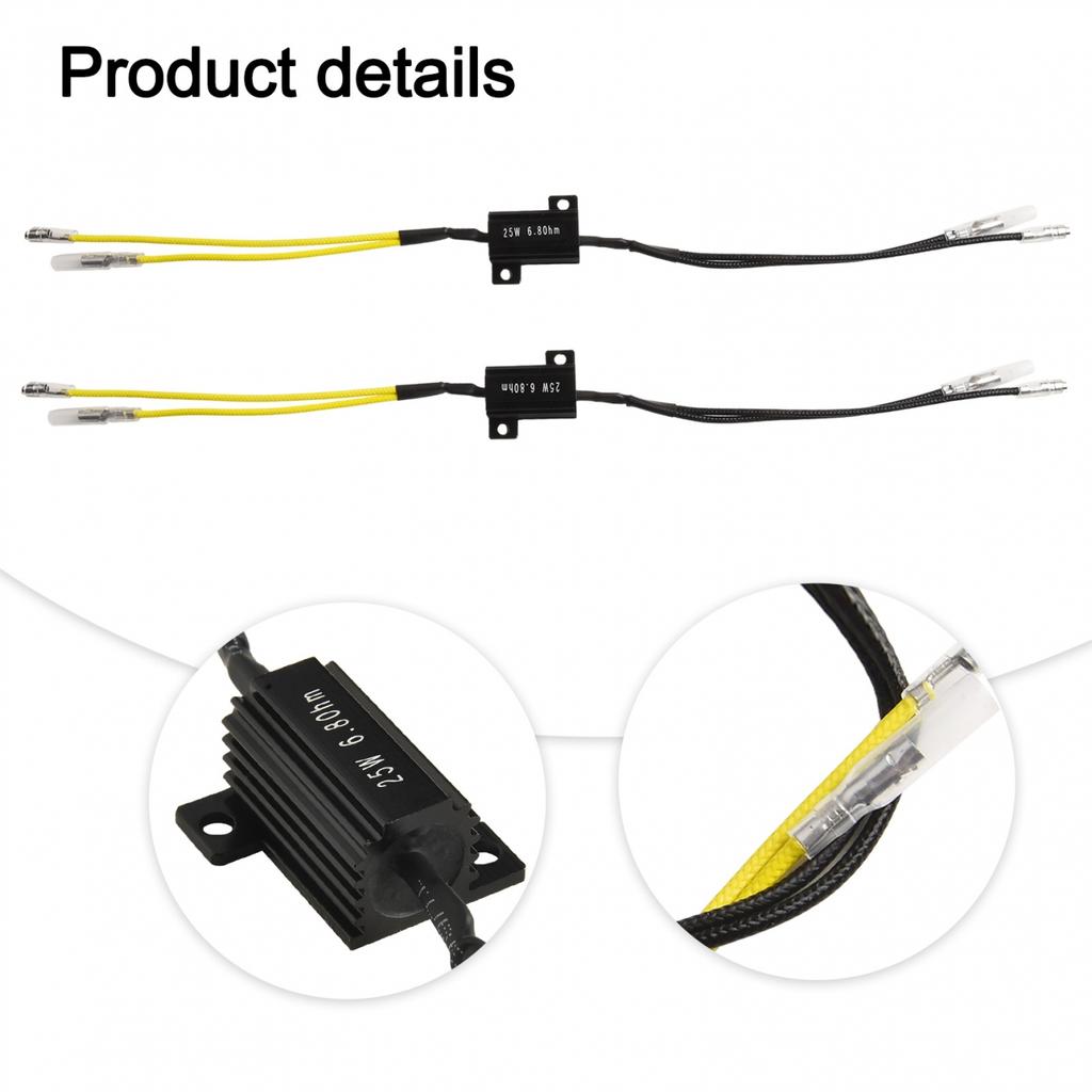 Premium Power Resistor for LED Indicator Fault Elimination 25W 6 8 Ohm