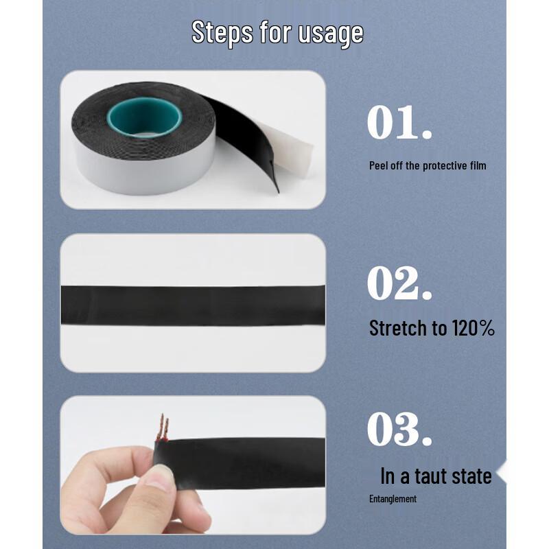 Outdoor High-Voltage Waterproof Self-Adhesive Electrical Tape