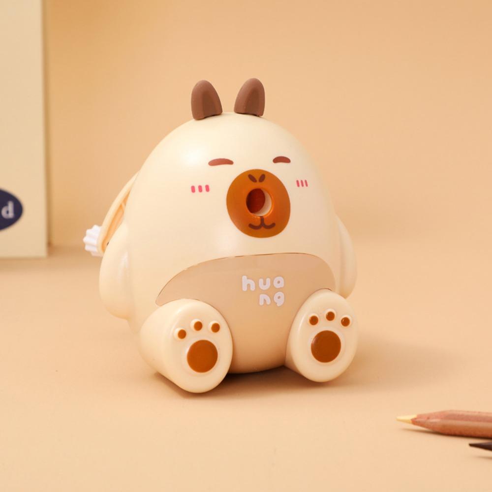 

Plastic Pencil Sharpening Tool Capybara Desktop Pencil Sharpener Pencil Sharpener Students колір світло кави