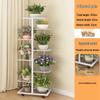 Nordic 8-Tier Metal Plant Display Rack with Wheels