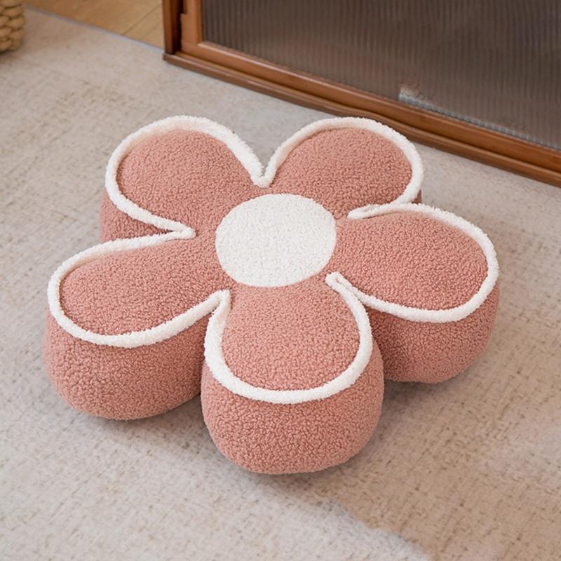 Plush Flower Cushion Pillow Soft And Comfortable Floor Cushion For Sofa Or Chair Adds Charm Touch To Any Home Decors
