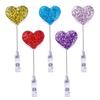 Office Supplies Nurse Doctor Work Card Business Card Work Card Holder Clip Name Tag Holder Badge Holder Clip Heart Badge Holder