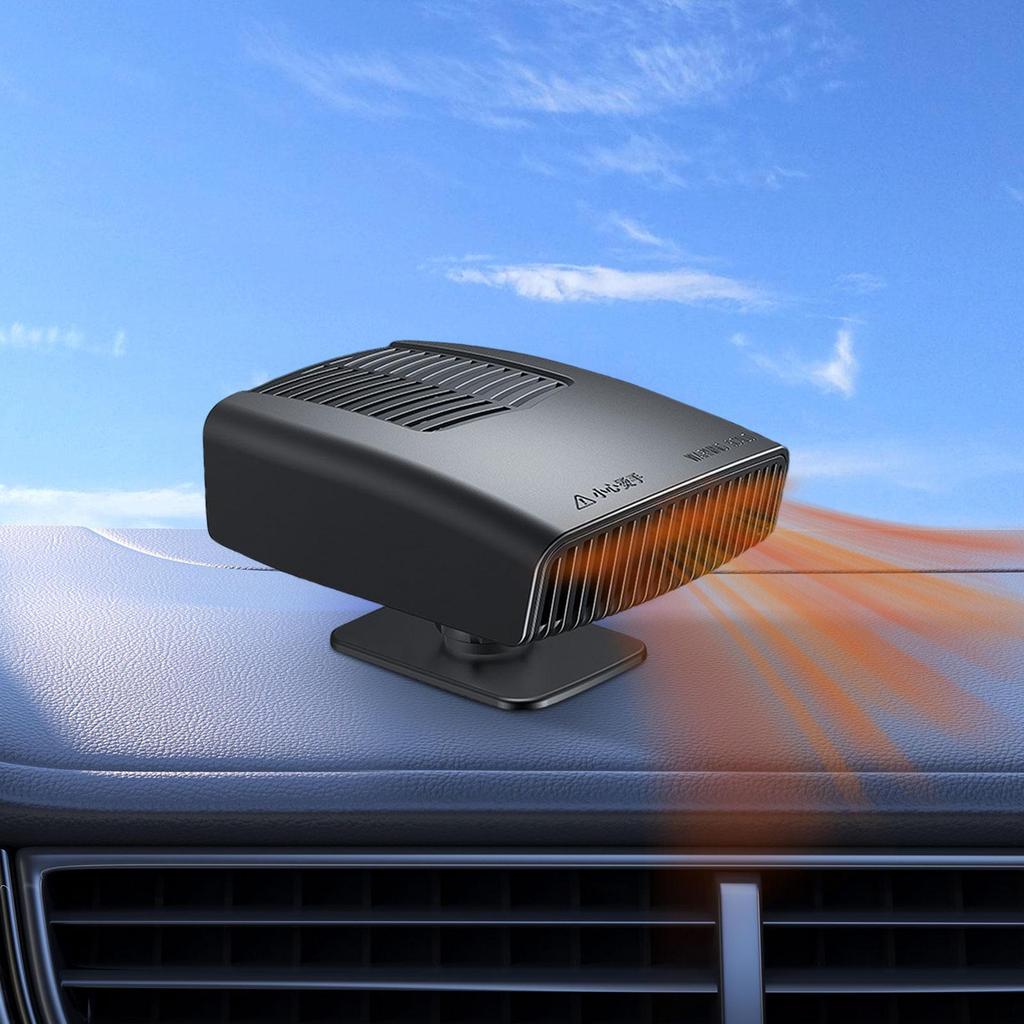 12 Încălzitor cu ventilator auto Dispozitiv de dezaburire a parbrizului 1m Bază rotativă 360° pentru mașini în timpul iernii Economisirea spațiului
