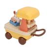 Ice Cream Cart Mini Plastic Rolling Cute Safe Educational Sweet Treats Cart Toy for Gift