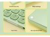 BOW Hangshi HD286CL Dual-Mode Bluetooth Wireless Ultra-Quiet Keyboard - Cute & Lightweight for Girls